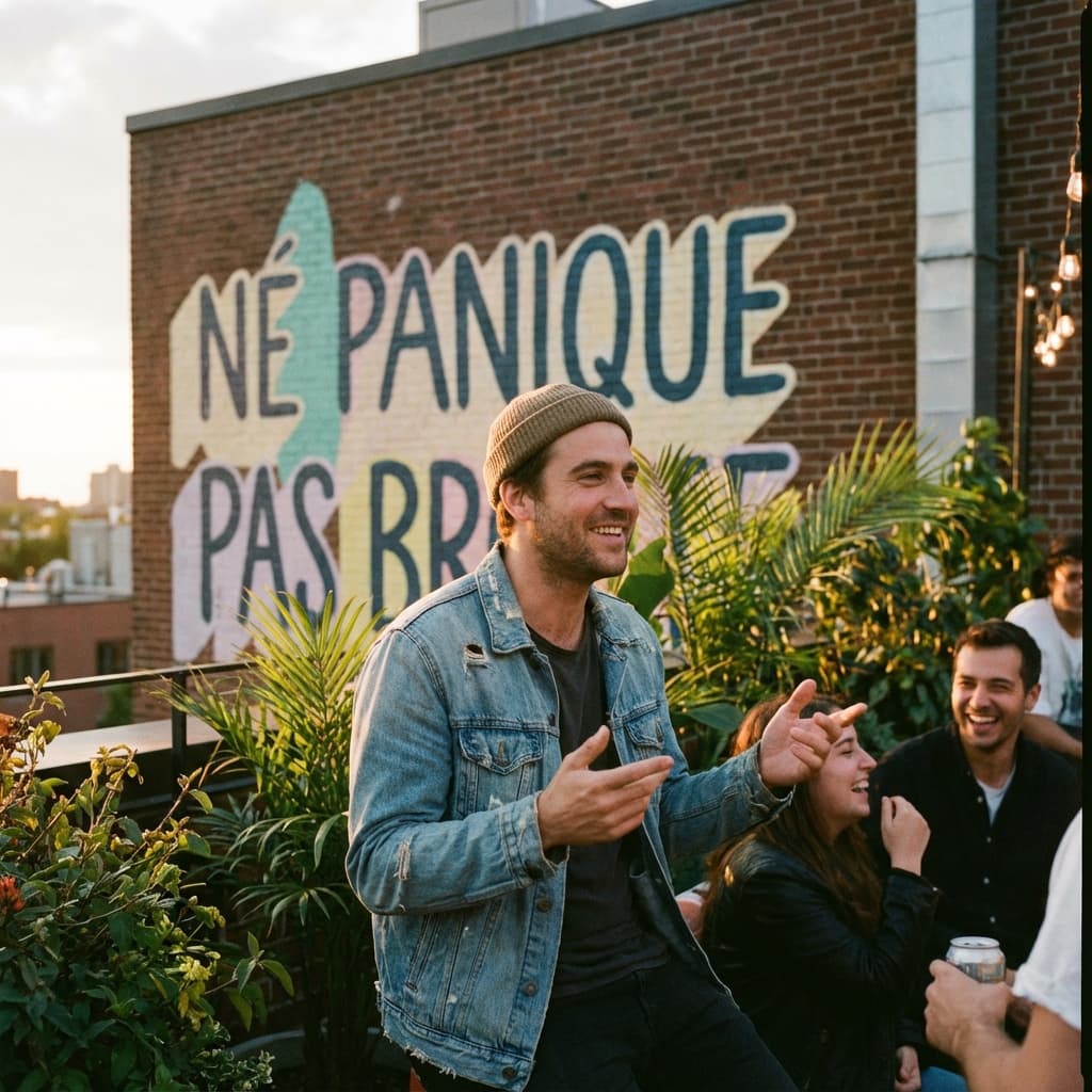 Image – Panique · Pas · Bro — Postle AI